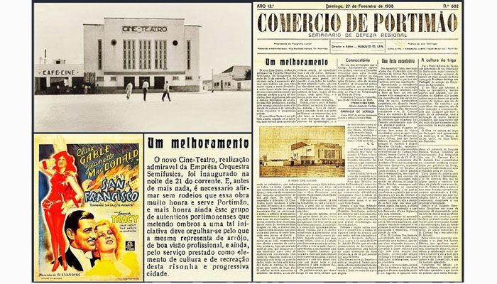 A inauguração do Cine-Teatro de Portimão